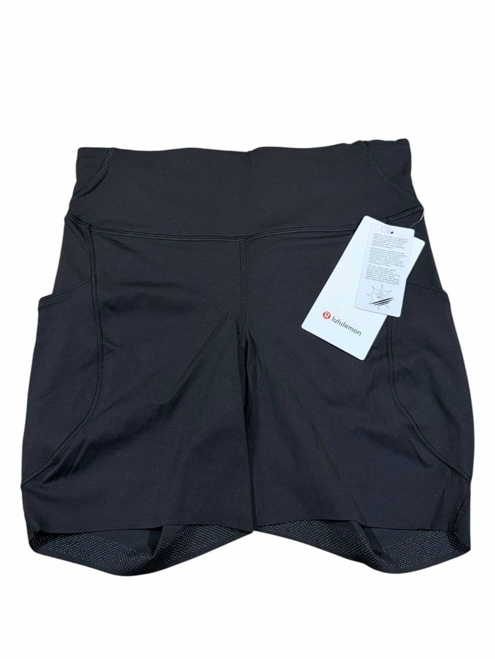 NWT Lululemon Fast and Free High-Rise Short 6" *Pockets (Black) Size 8